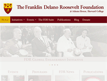 Tablet Screenshot of fdrfoundation.org